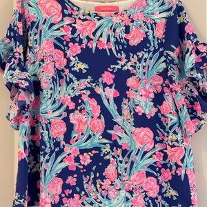 🌸💚Lily Pulitzer Darlah Lileeze Top size M